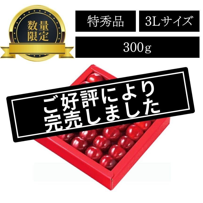 やまがた紅王特選化粧箱詰め(特秀3L) 300g | 【山形直送便】うんまい